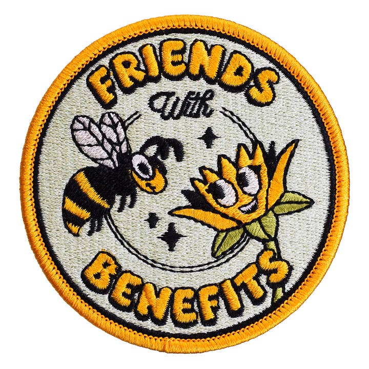 Friends With Benefits (Iron-On Patch) for wholesale by Retrograde Supply Co.