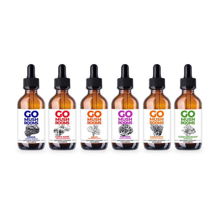 GO Mushrooms - Wholesale Tincture - Standard Tincture Pack1