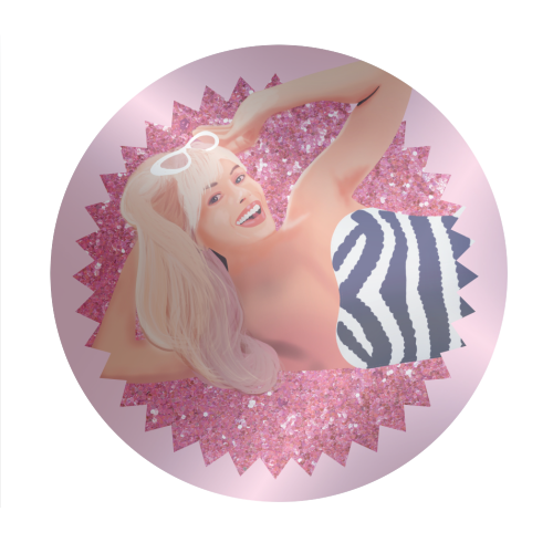 ART WOW – Engroshandel Klistermærke – Cirkelklistermærker 'Barbie filmen Margot1