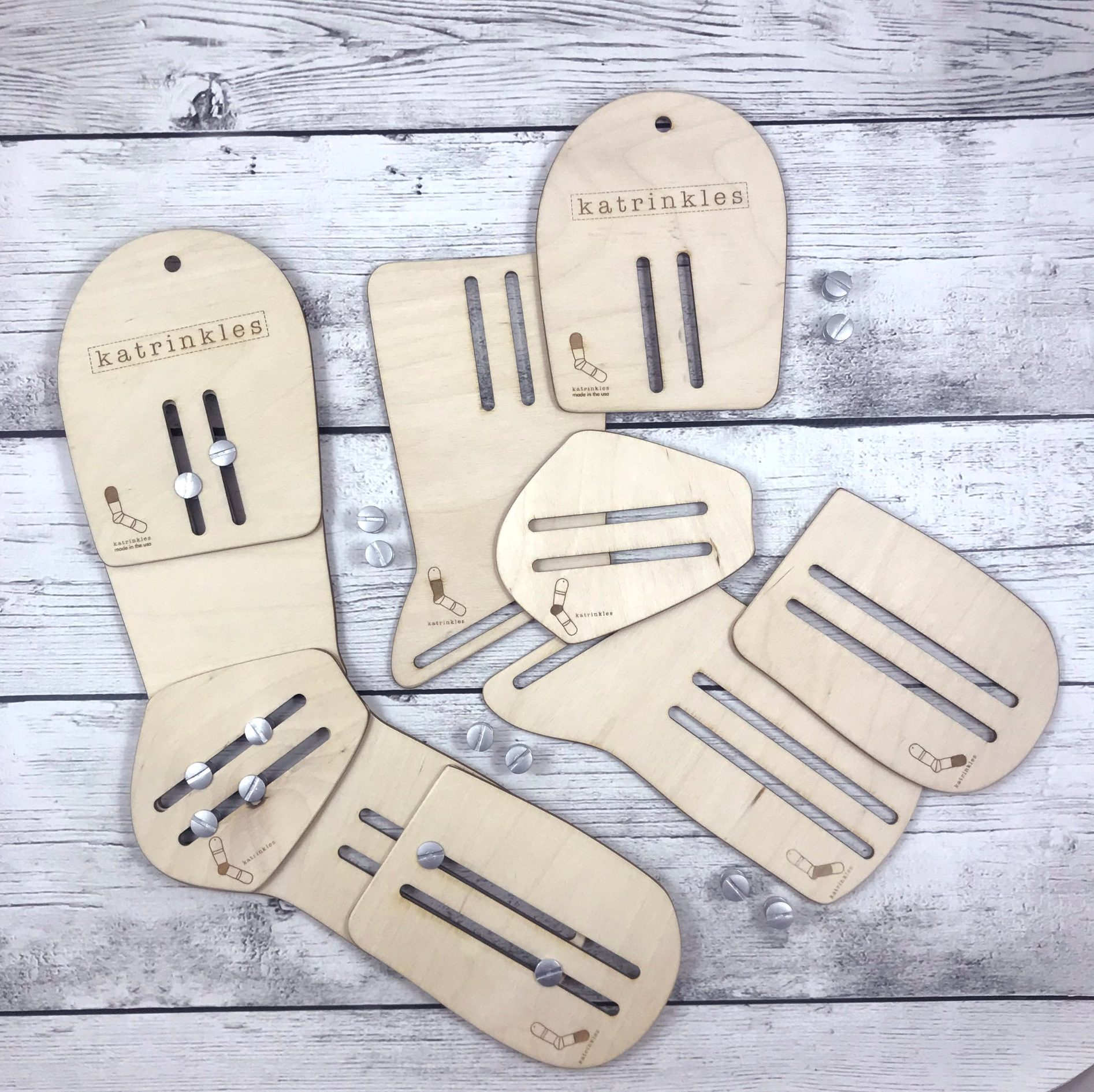 Katrinkles - Wholesale Knitting/Crochet Supplies - Adjustable Sock Blockers - Pair 3