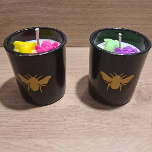 Bougie Mini Bee pour la vente par Sandbhandmade