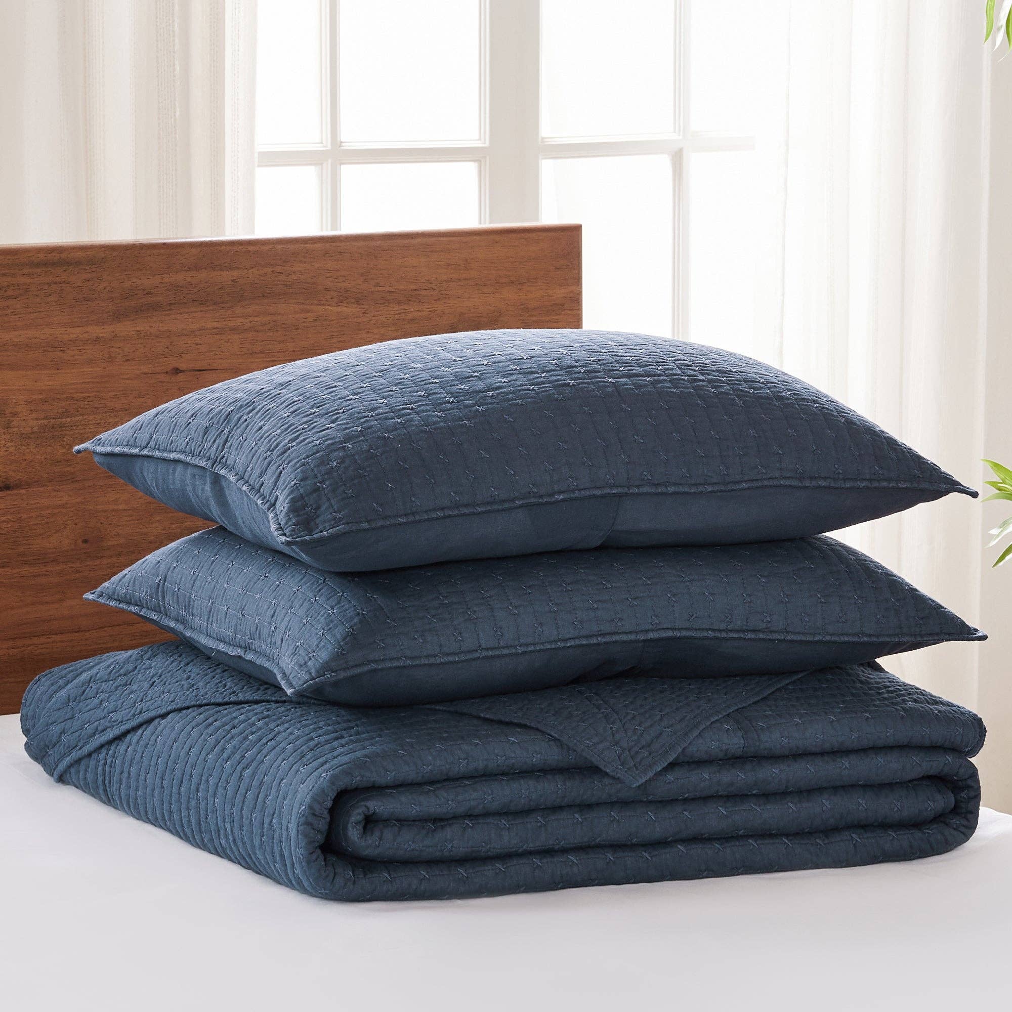 Levtex Home – Engroshandel Sengesæt – Cross Stitch sengetæppe sæt67