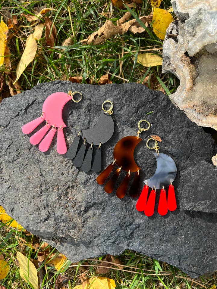 Half Moon Dangles for wholesale by Waya Momma