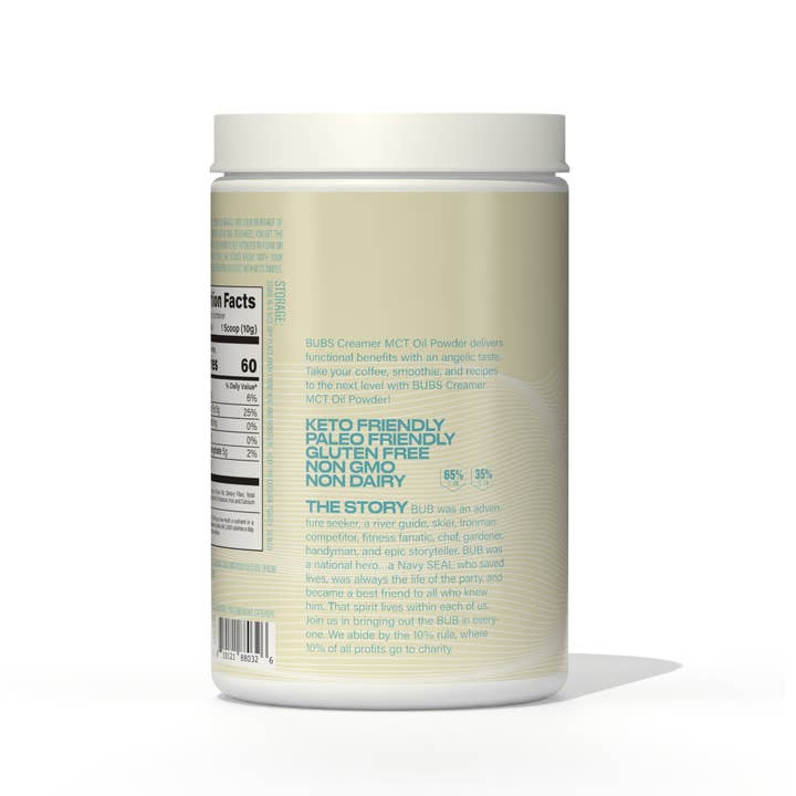 BUBS Naturals - Wholesale Powdered Health Drink - Halo Creamer MCT Oil Powder2