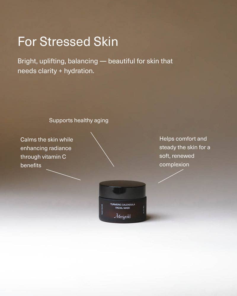 Merigold - Wholesale Skincare Face Mask - Turmeric Calendula Mask1