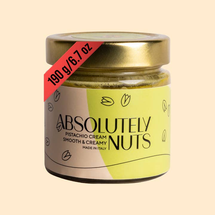 OG Pistachio Cream 40% 6.7oz for wholesale by Absolutely Nuts