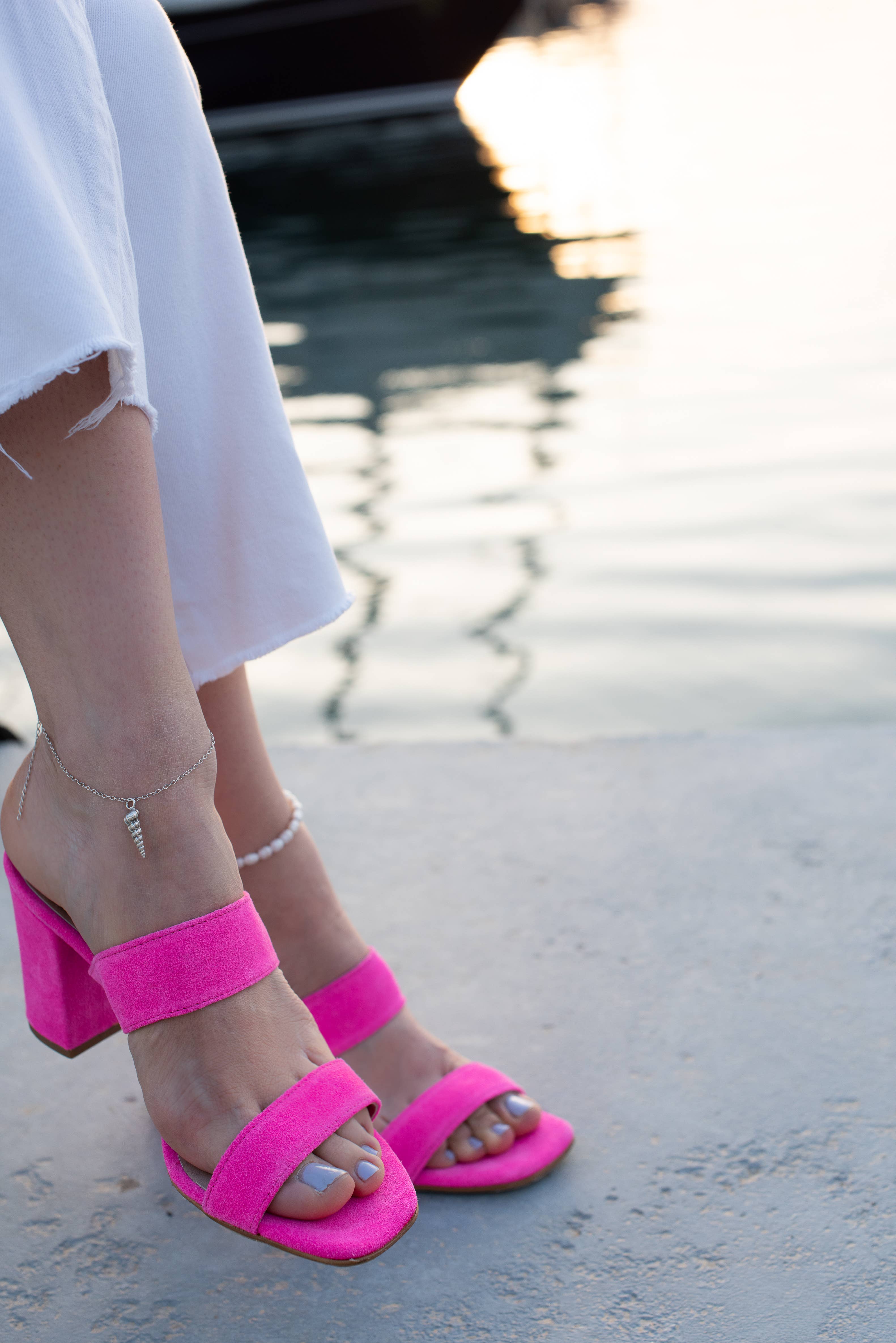 North & South jewelry – Großhandel Fußkettchen – kochyli Fußkette Silber Muschel Fußkette Sommer Fußkette Strand5