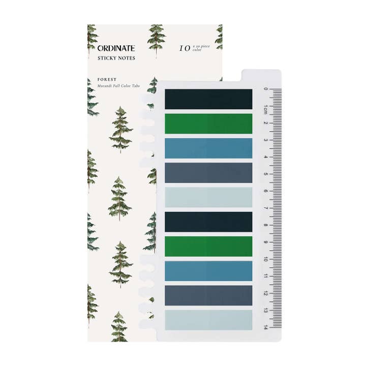 Ordinate - Wholesale Sticky Notes - Forest | sticky notes | sticky notes | stationary | sticky flags