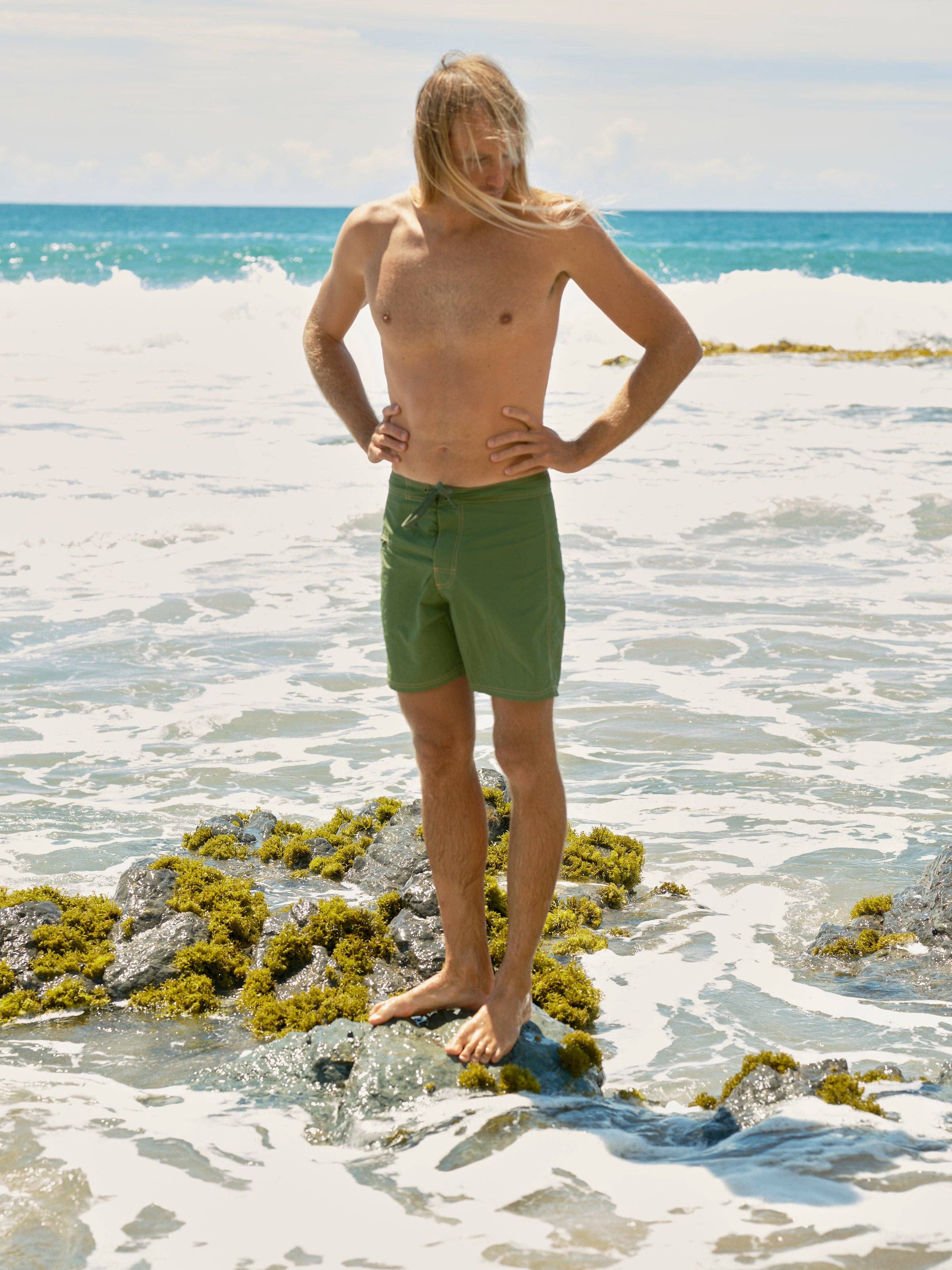 True Green Skiff Trunks for wholesale on Faire10