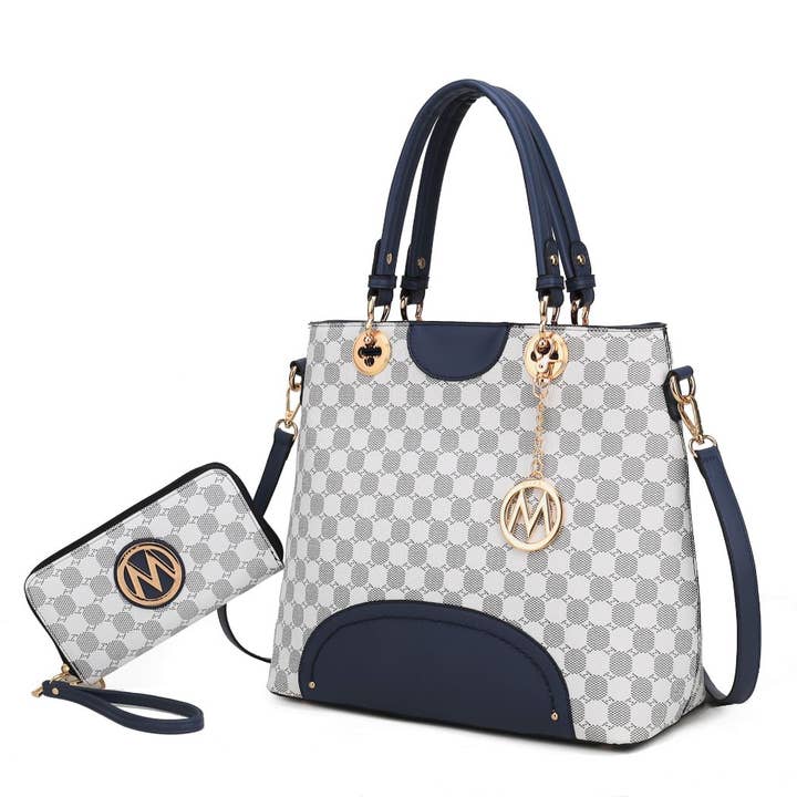 MKF Collection - Wholesale Top Handle Bag - Women's - Gabriella Handbag with Wallet Crossover Women by Mia K.