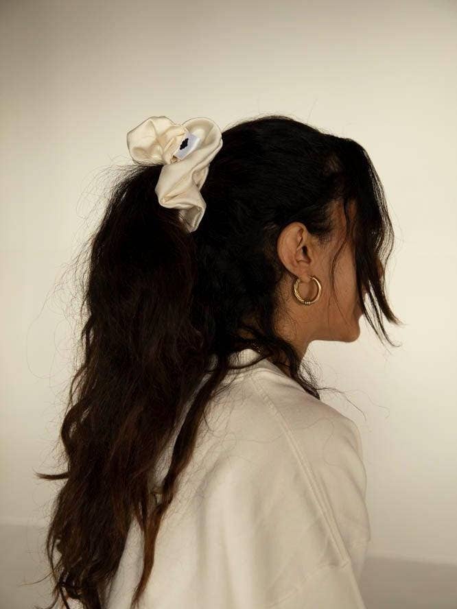 Silk Satin oversized scrunchie Mixed Colours for wholesale by Minus Cloud Nine