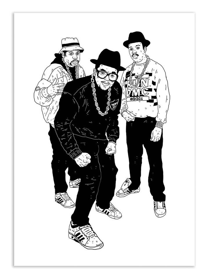Art-Poster - Run DMC - Nick Cocozza for wholesale by Wall Editions