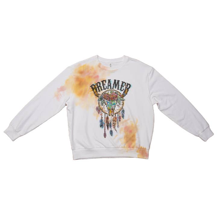 DREAMER HAND PAINTED GRAPHIC TSHIRT for wholesale by The Beautyfull Box