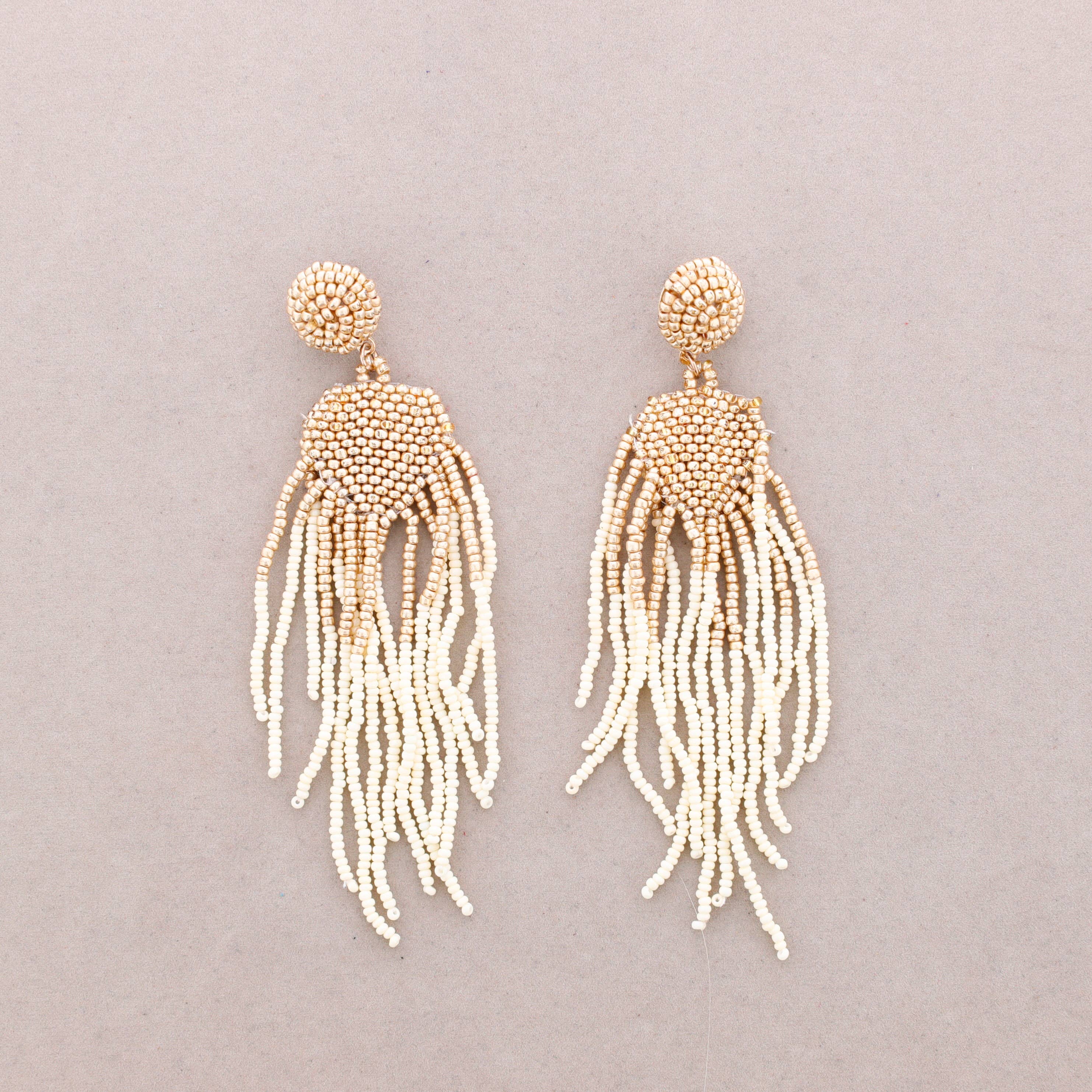 Sonata - Wholesale Snap Jewelry - Ethnic Beaded Earrings3