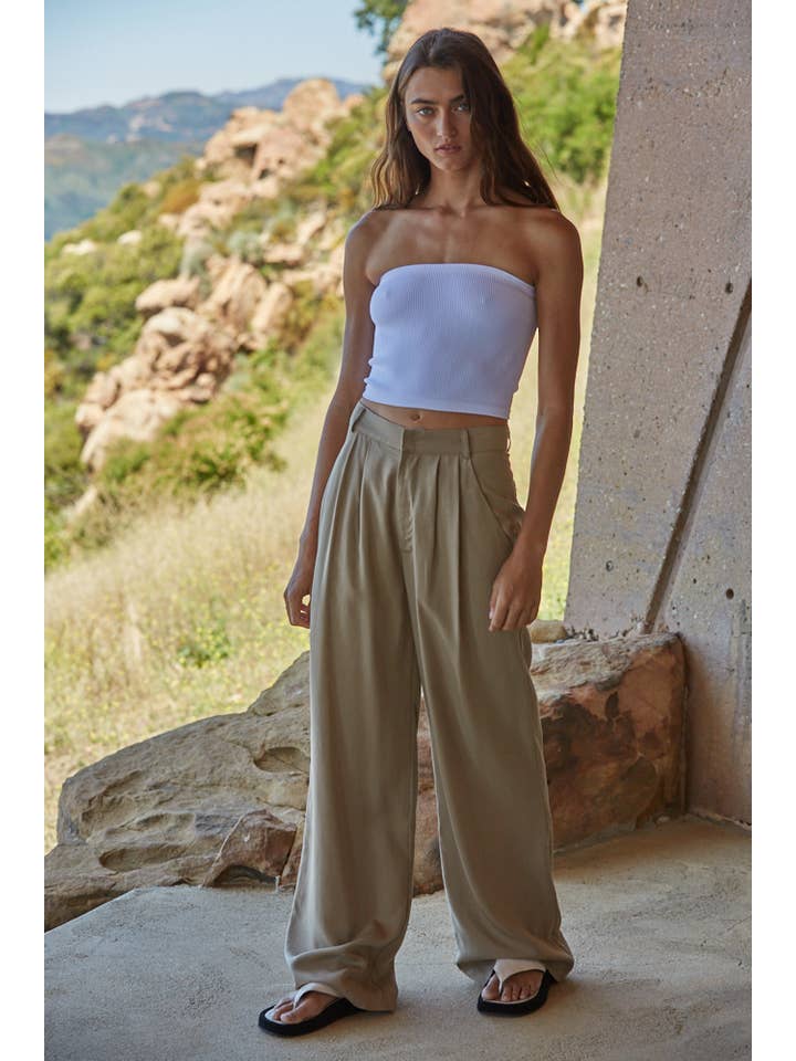 By Together - Wholesale Bustier - Women's - S1169N | Seamless Ribbed Tube Top