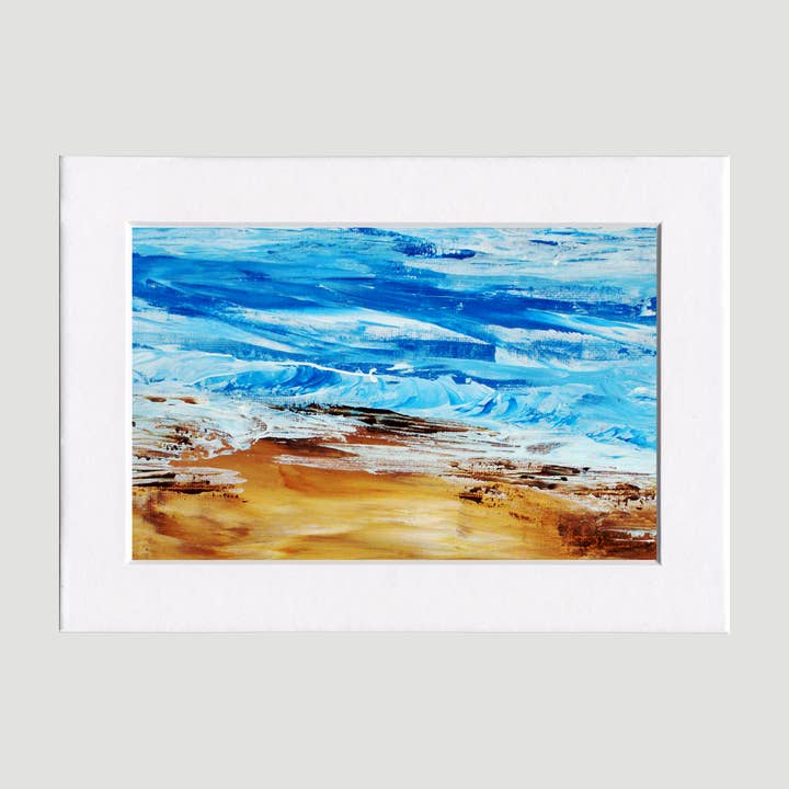 Fine Art For Small Spaces - Wholesale Art Print - Lakewaves 6 Waterscape Landscape Nature Art Mini Print2