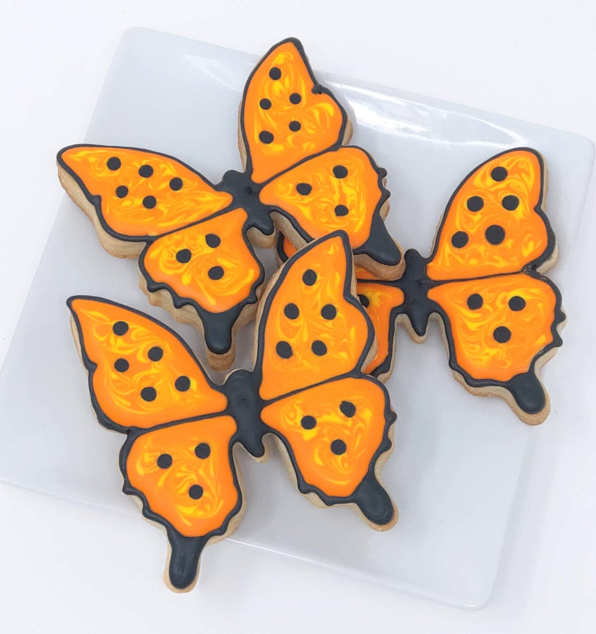 Wild Angel Treats, LLC - Wholesale Cookie - Spring Butterfly Royal Icing Cookies7