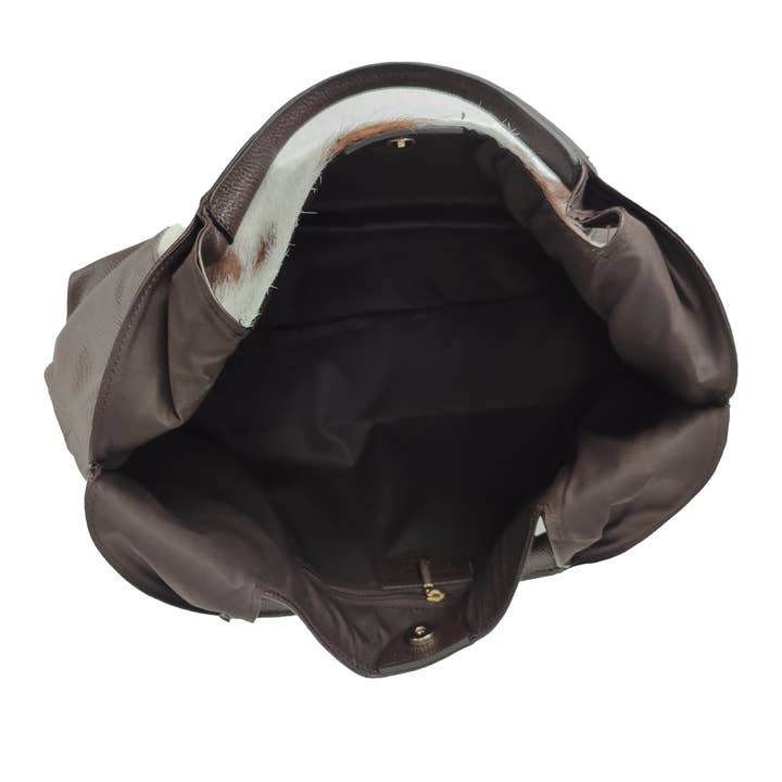 Muccata Shoulder bag in pony hair and leather for wholesale on Faire4