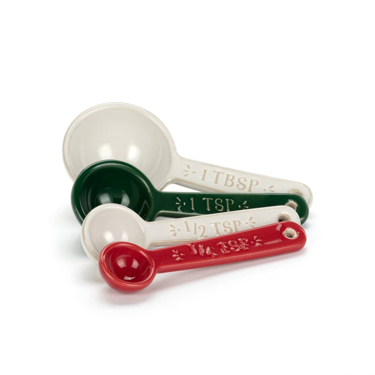 DEMDACO - Wholesale Measuring Spoon - Ceramic Christmas Measuring Spoons2