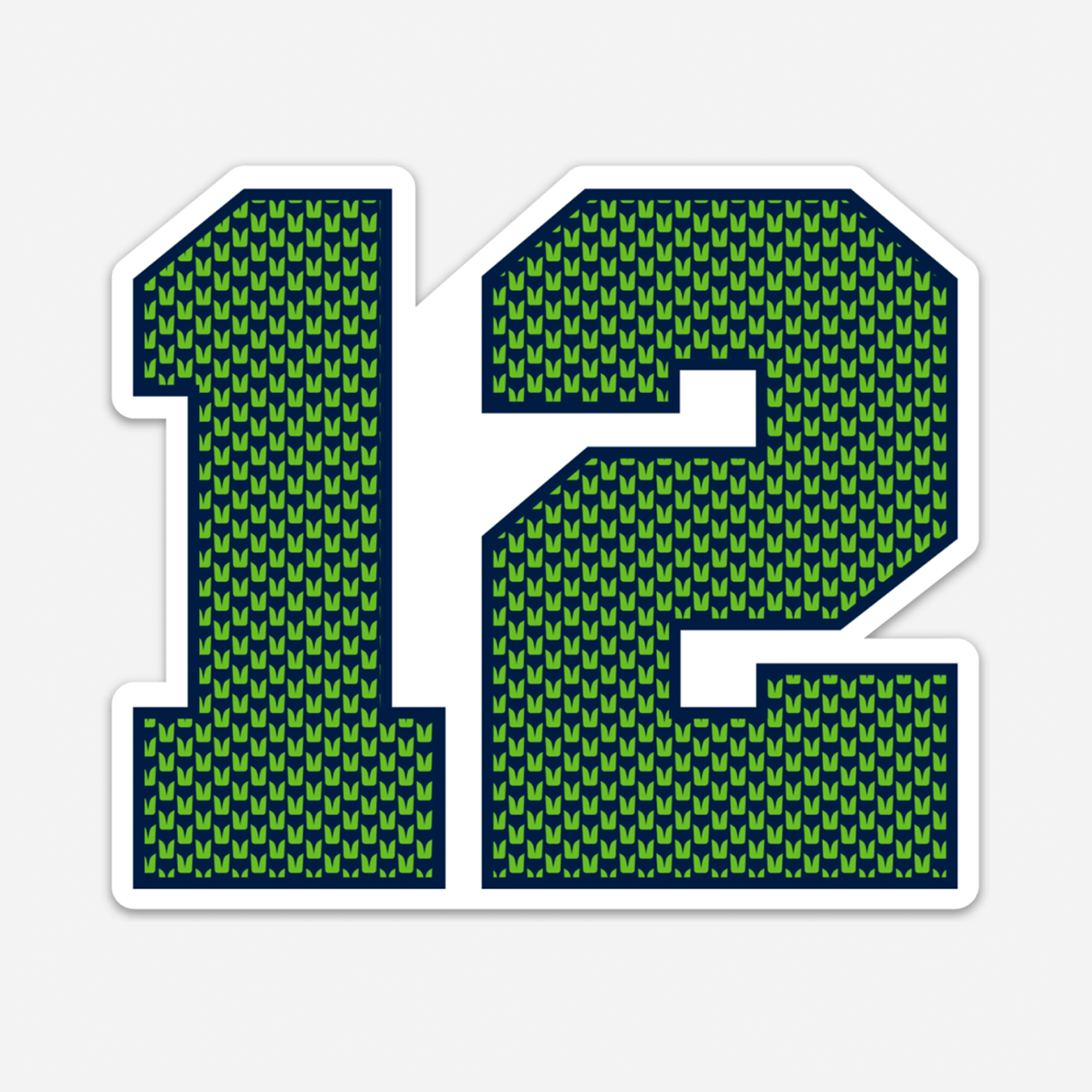 Discovery Stickers - Wholesale Sticker - Seattle Seahawks 12th Man Vinyl Sticker1