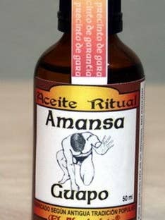 AMANSA GUAPORitualized OIL, manufactured in Spain for wholesale by El Alquimista