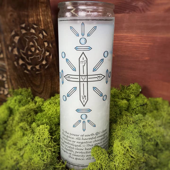 Bougie de Sort de 7 Jours - Cristal Clair - 740g - 140h pour la vente par Kani NaturApotek AB