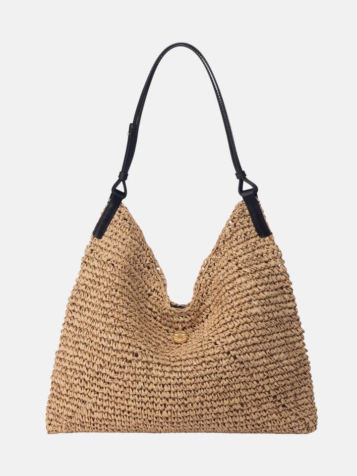 Oryany - Bolsos de Hombro de Mujer Triángulo de Rafia - Natural para venta al por mayor de Future Brands Group
