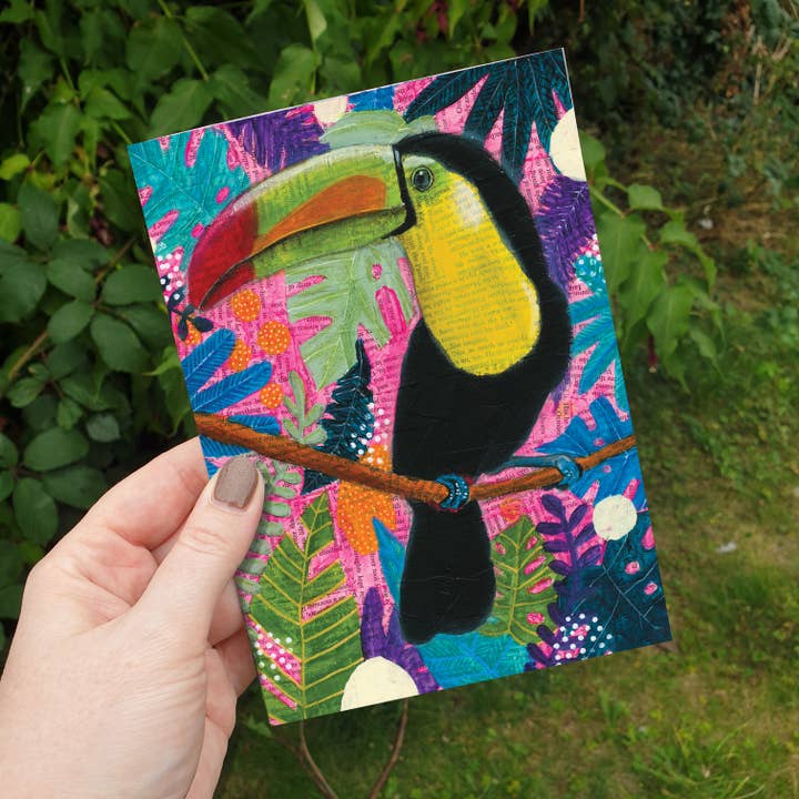 Pico Toucan - Gratulationskort för wholesale av Robin Dallen Art