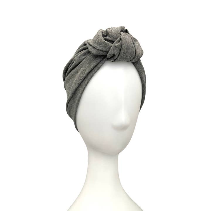IamMe Store - Wholesale Turban - Women's - Grey Women's Cotton Turban Hat