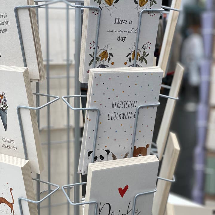 KEITCARDS – Engroshandel Hverdagshilsen kort – Messe tilbud: Keitcards særlige ren træmasse bord 360