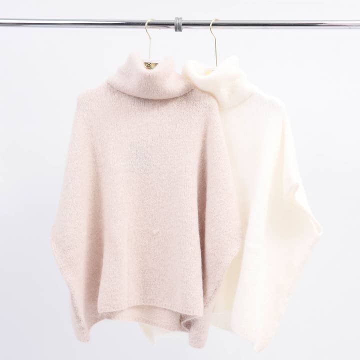 Cecile Wang - Wholesale Knit Sweater - Women's - MCL23100 mohair turtleneck sweater