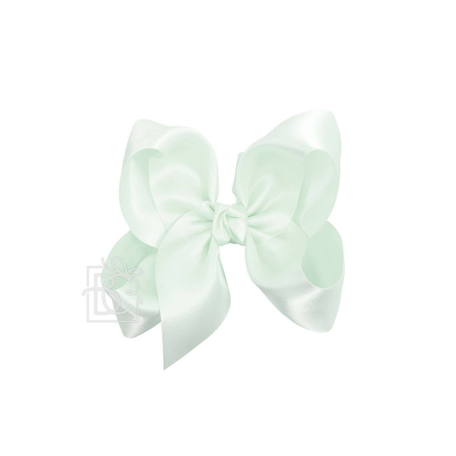 Beyond Creations, LLC - Wholesale Hair Bow - Kids - SATIN BOW ON CLIP132