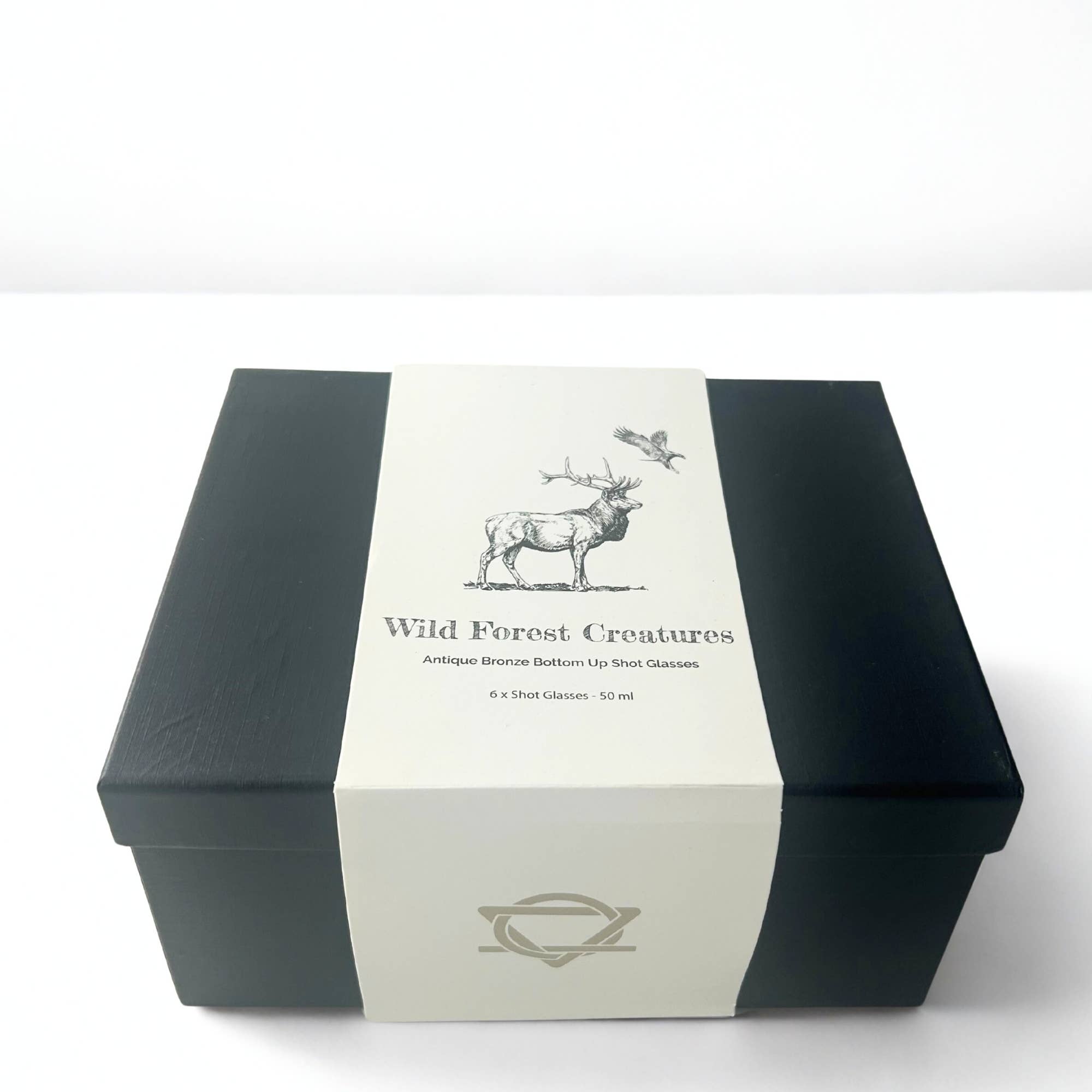 AW Artisan – Engroshandel Shotglas – 6x Snapsglas (50 ml) – Skovens Vilde Skabninger1