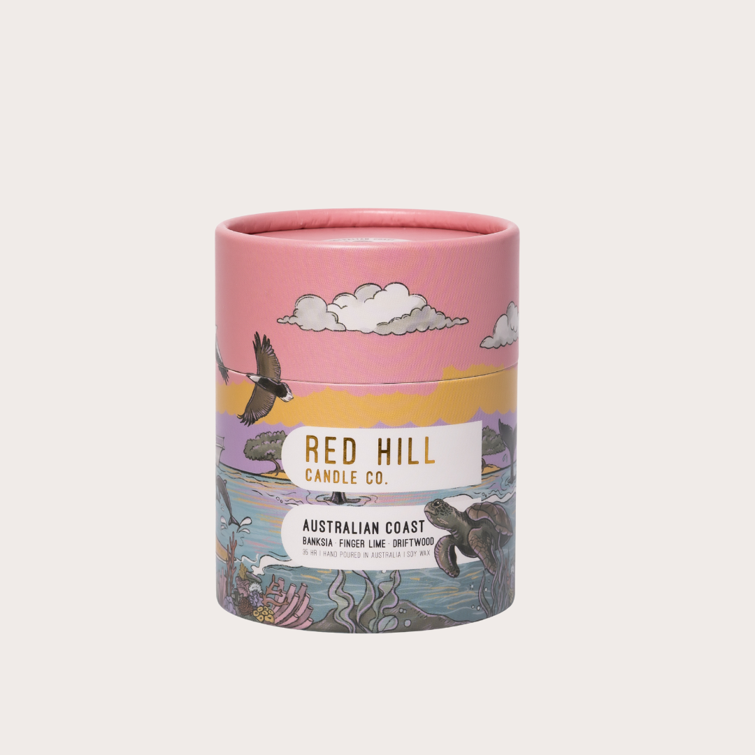 Red Hill Candle Co. - Wholesale Jar/filled candle - Australian Coast Soy Wax Candle0