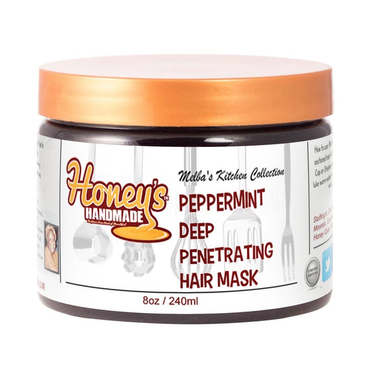 Melbas Peppermint Deep Penetrating Hair Mask for wholesale by Honey's Handmade
