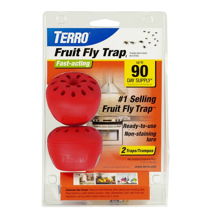 Everyday Supply Co - Wholesale Fruit Basket - TERRO - TERRO Fruit Fly Trap 2 pk - Case of 6