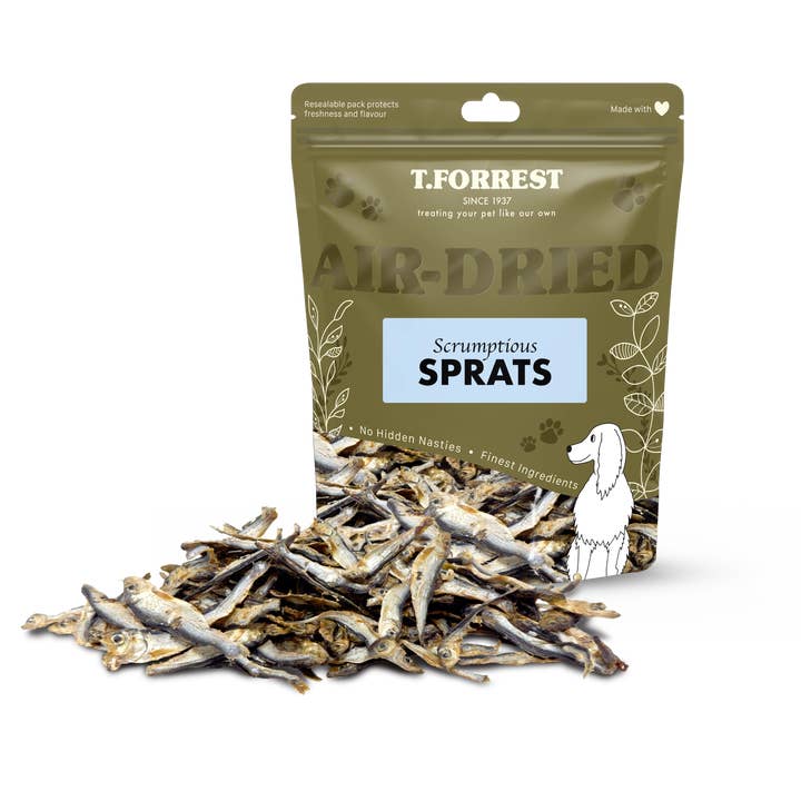 T.Forrest Sprats 300g Resealable Bag for wholesale by BARK + RIDE
