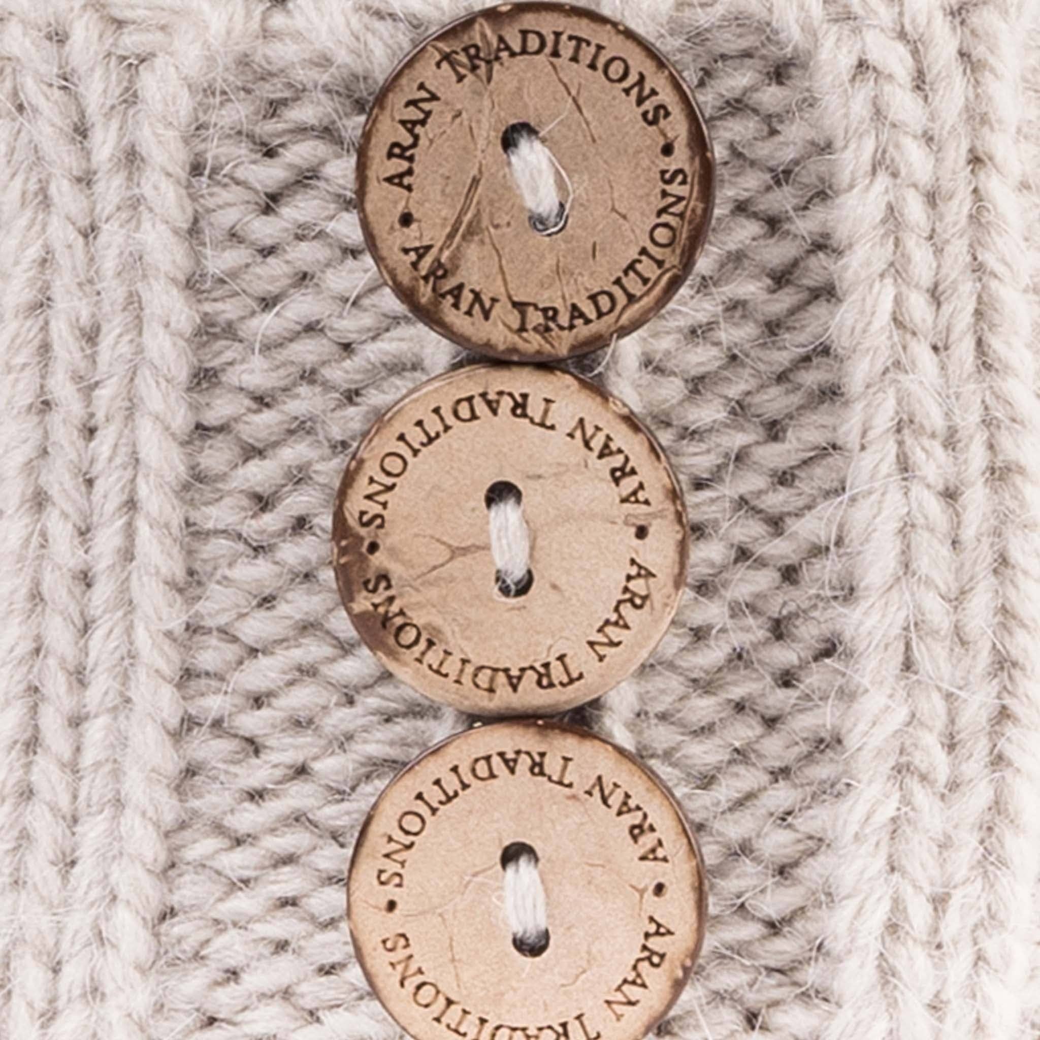 Aran Traditions - Wholesale Beanie - Women's - Aran Diamond Cable Button Hat22