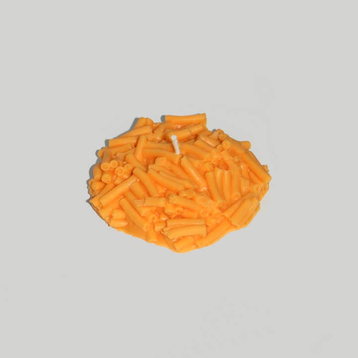 MMANN Candles – Engroshandel Gavelys – Du Mac Me Happy - Mac og Cheese Candle. Pasta stearinlys1