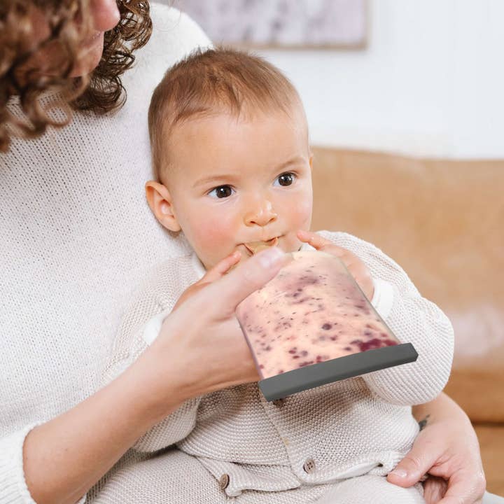 Cherub Baby - Wholesale Food storage wrap/bag - Reusable Silicone Breast Milk & Food Pouches 2pk 180ml1