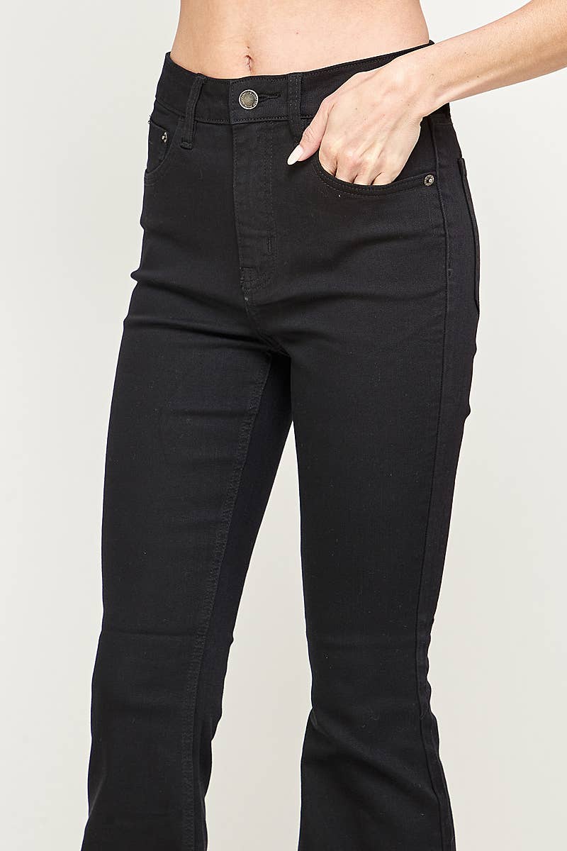 Weiss I1320HF - Weiß - High Rise Flare Jeans für den Großhandel auf Faire16