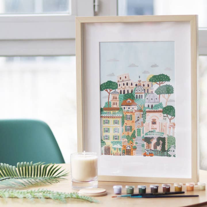 La Petite Épicerie - Venta al por mayor Kit de manualidades - Kit de pintura por números - Roma