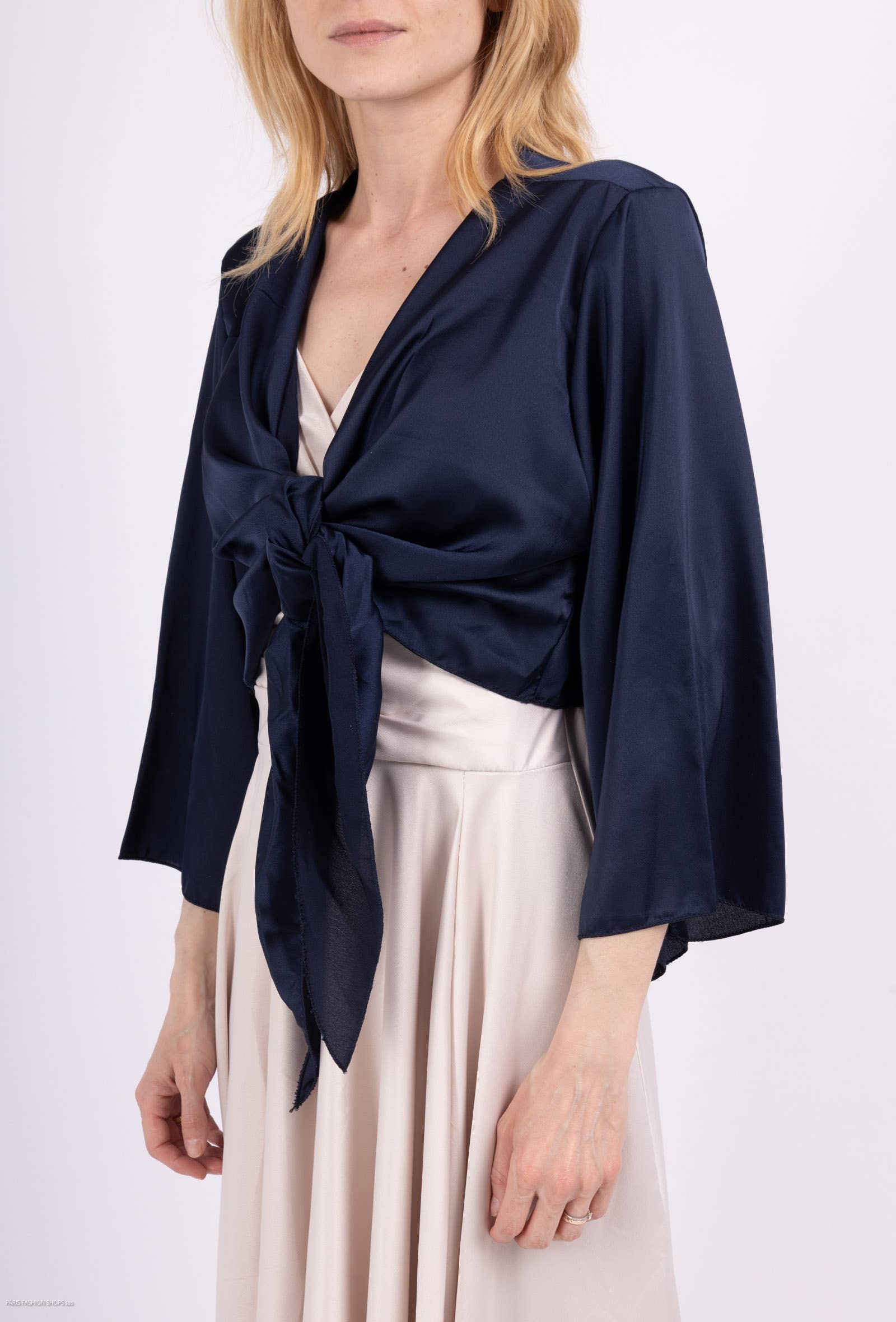 Marie June - Wholesale Jacket - Women's - Satin bolero jacket - E2214