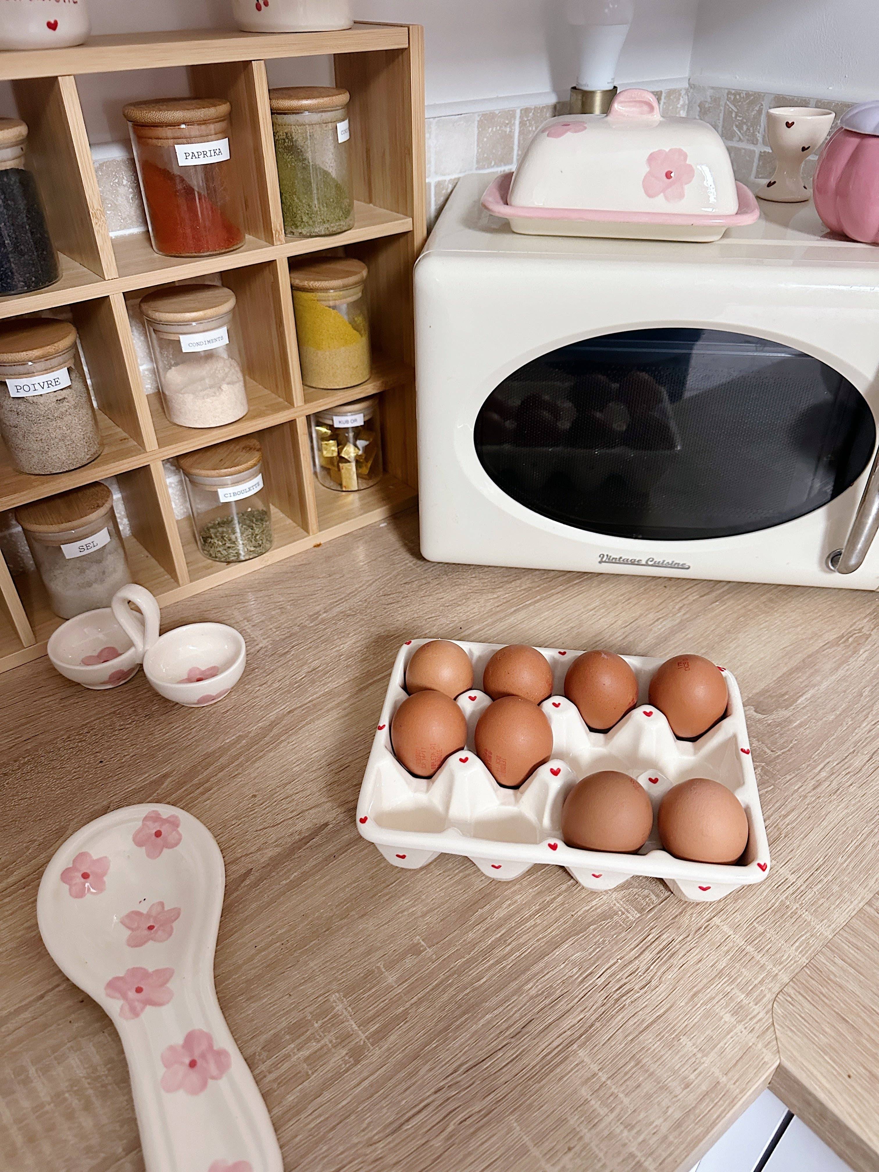 Sunday's and co - Wholesale Kitchen Utensil Set - Ceramic Egg Holder – 12 Eggs4