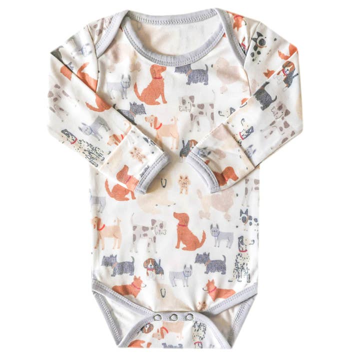 Long Sleeve Bodysuit - Rufus for wholesale by Copper Pearl