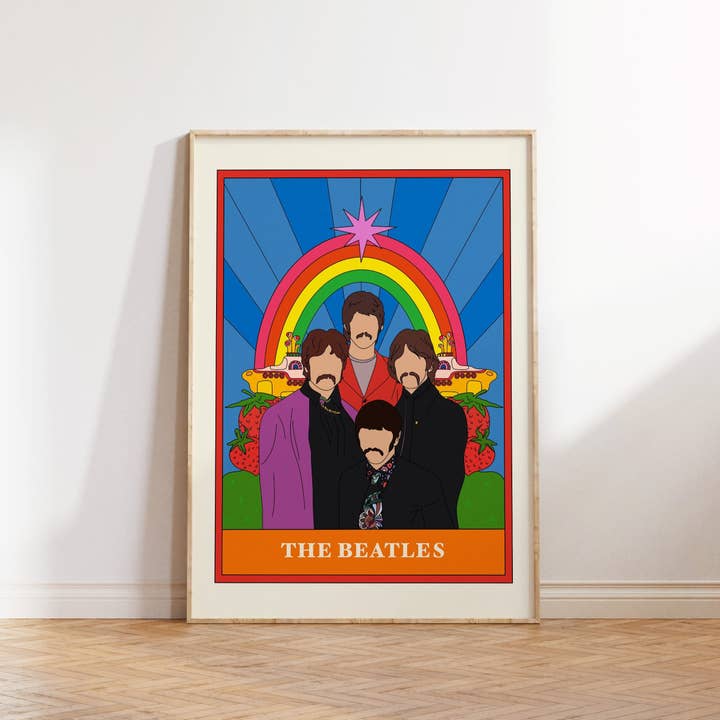 The Beatles Tarot Art Print for wholesale by Twisted Rebel Designs