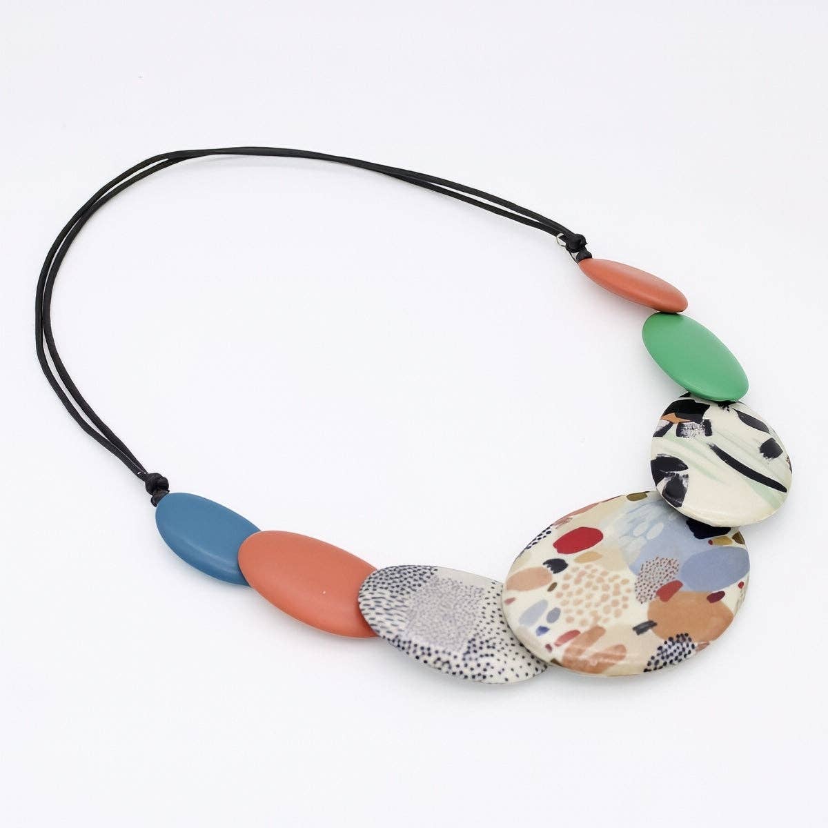Sylca Designs - Wholesale Bib Necklace - Multicolor Fallon Necklace2