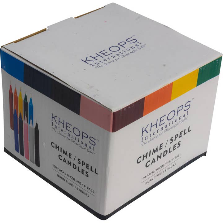 Kheops International - Wholesale Tapered Candle/Candlestick - Mini Ritual Candles Assortment 4in (Pack of 100)