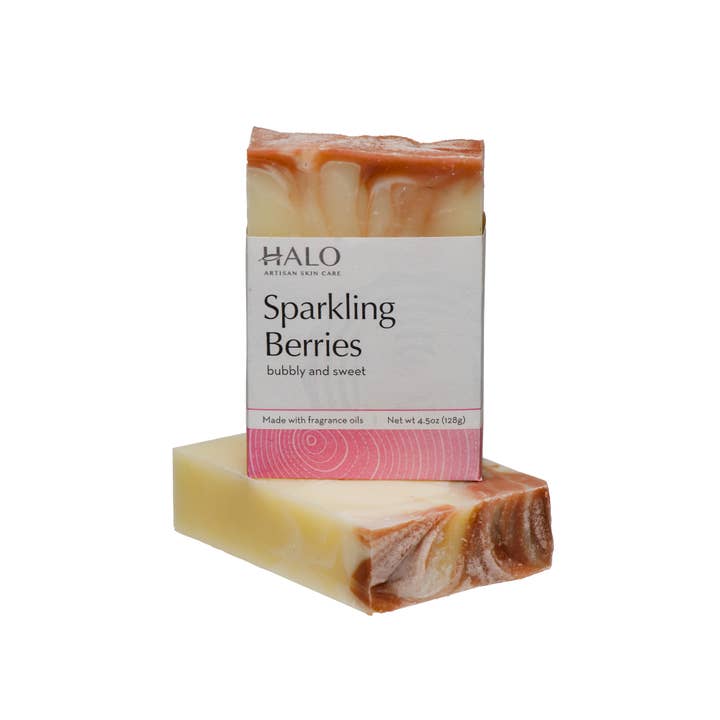 Halo Artisan Skin Care - Wholesale Bar Soap - Sparkling Berries Bar Soap | Champagne Soap | Effervescent1