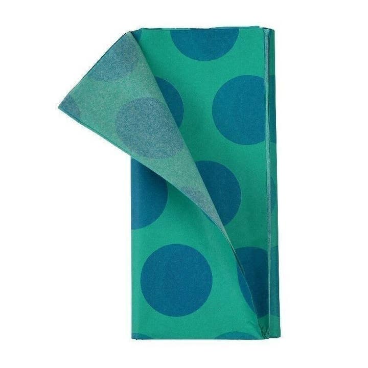 Rex London UK - Wholesale Tissue Paper - Tissue Paper (10 Sheets) - Blue On Turquoise Spotlight